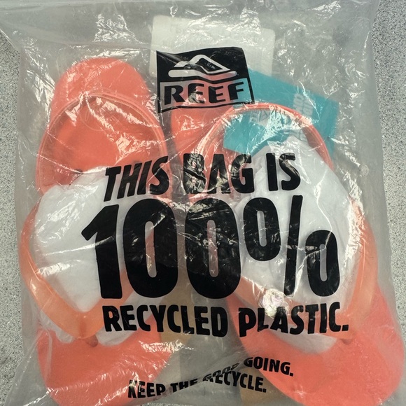 Reef Vibrant Orange Sandals - Picture 2 of 2